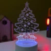 GearUP Acrylic Multicolor Night Lamp (Christmas Tree)