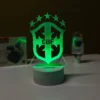 GearUP Acrylic Multicolor Night Lamp (Brazil Logo)